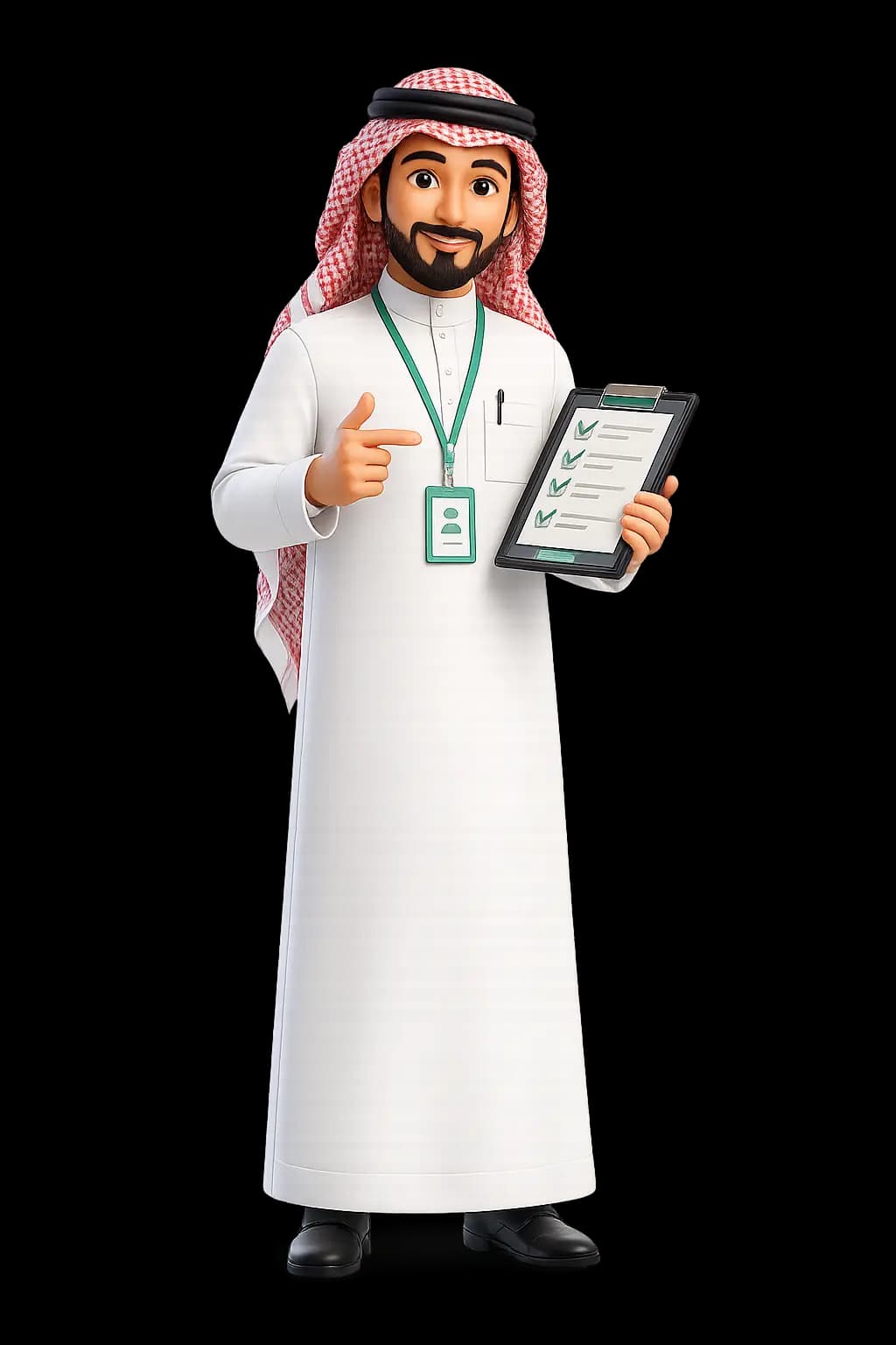 شخصية ثلاثية الأبعاد لمشرف تربوي سعودي